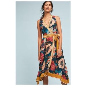 Anthro ‘BOTANICA WRAP DRESS’